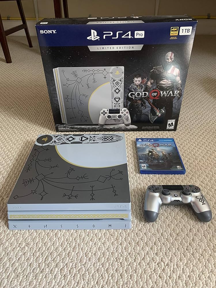 PlayStation 4 Pro 1TB Limited Edition Console - God of War